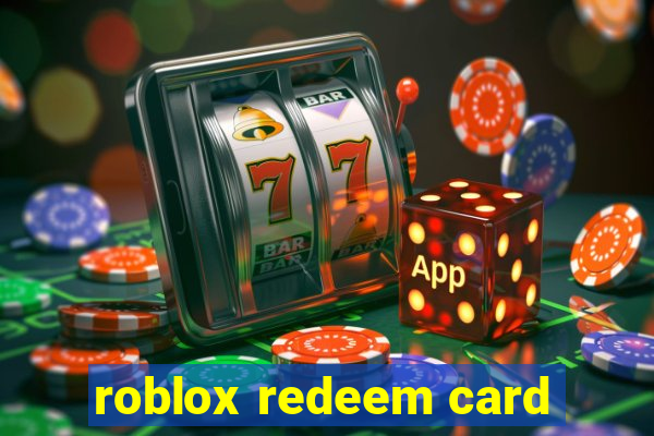 roblox redeem card